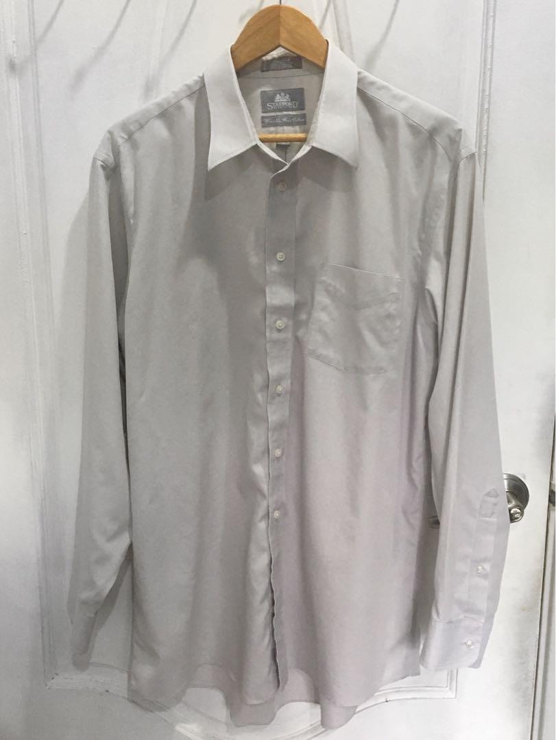 Stafford Executive Shirt Fit L Men s Fashion Tops Sets