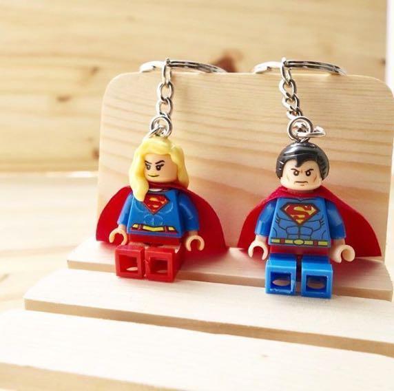 Lego supergirl keychain shop