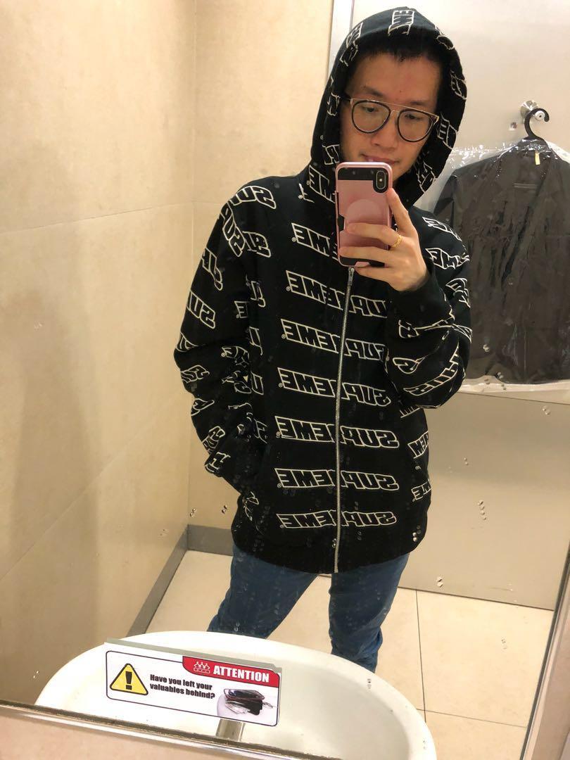Supreme all over hoodie hot sale