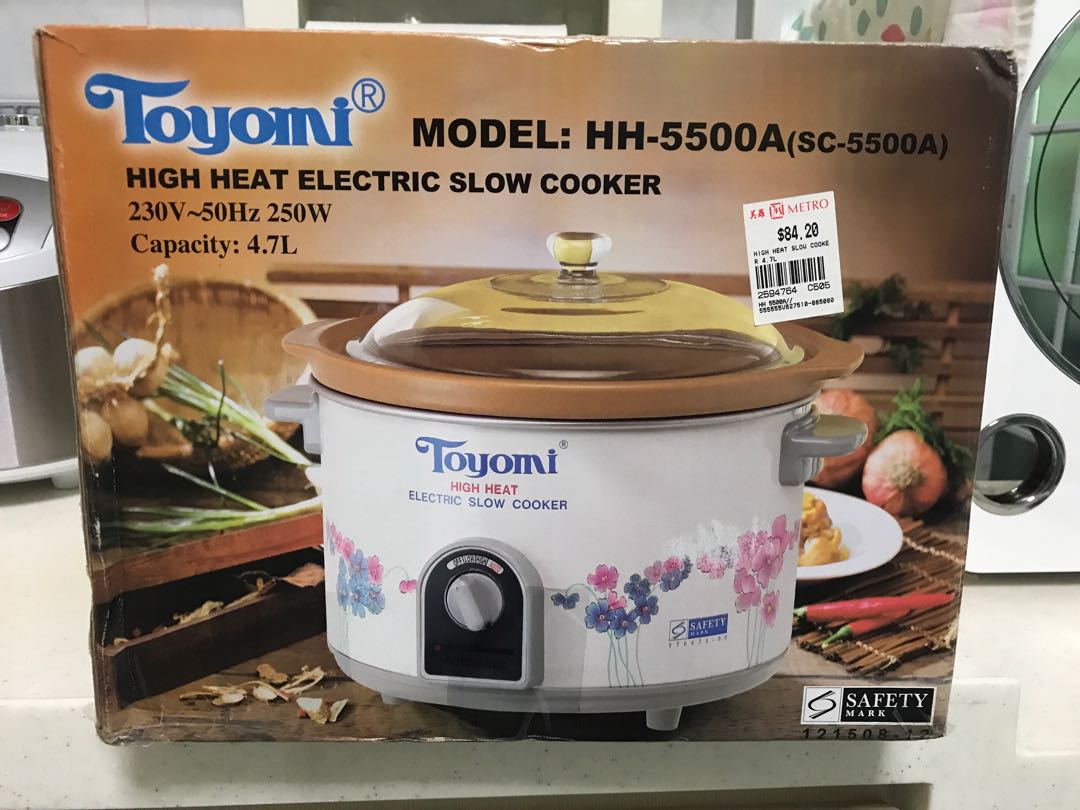 large electric slow cooker