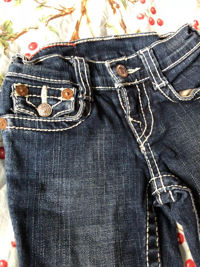True religion jeans with purple 