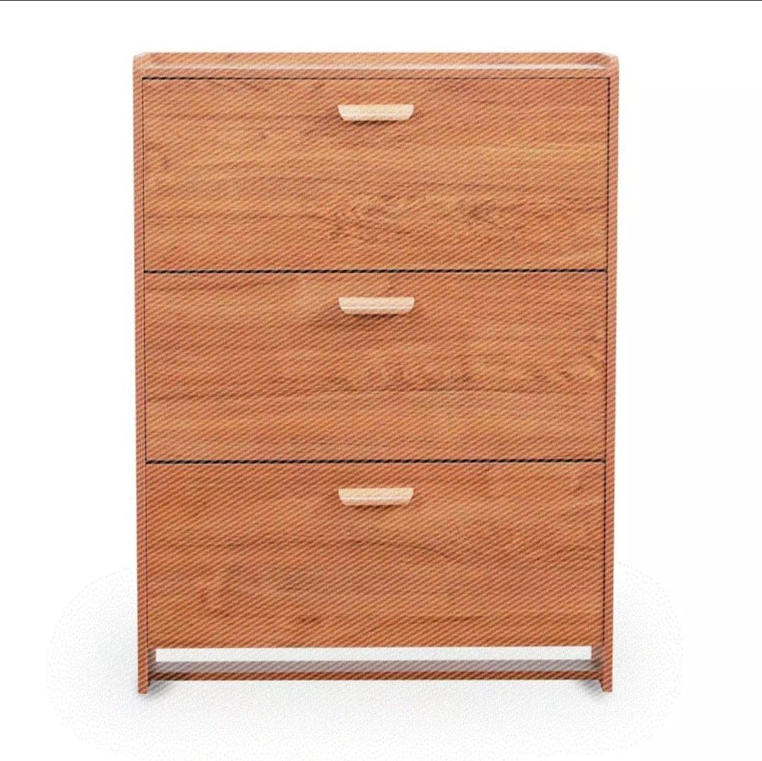 Ultra Slim Shoe Rack Thin Wooden Footwear Cabinet Furniture