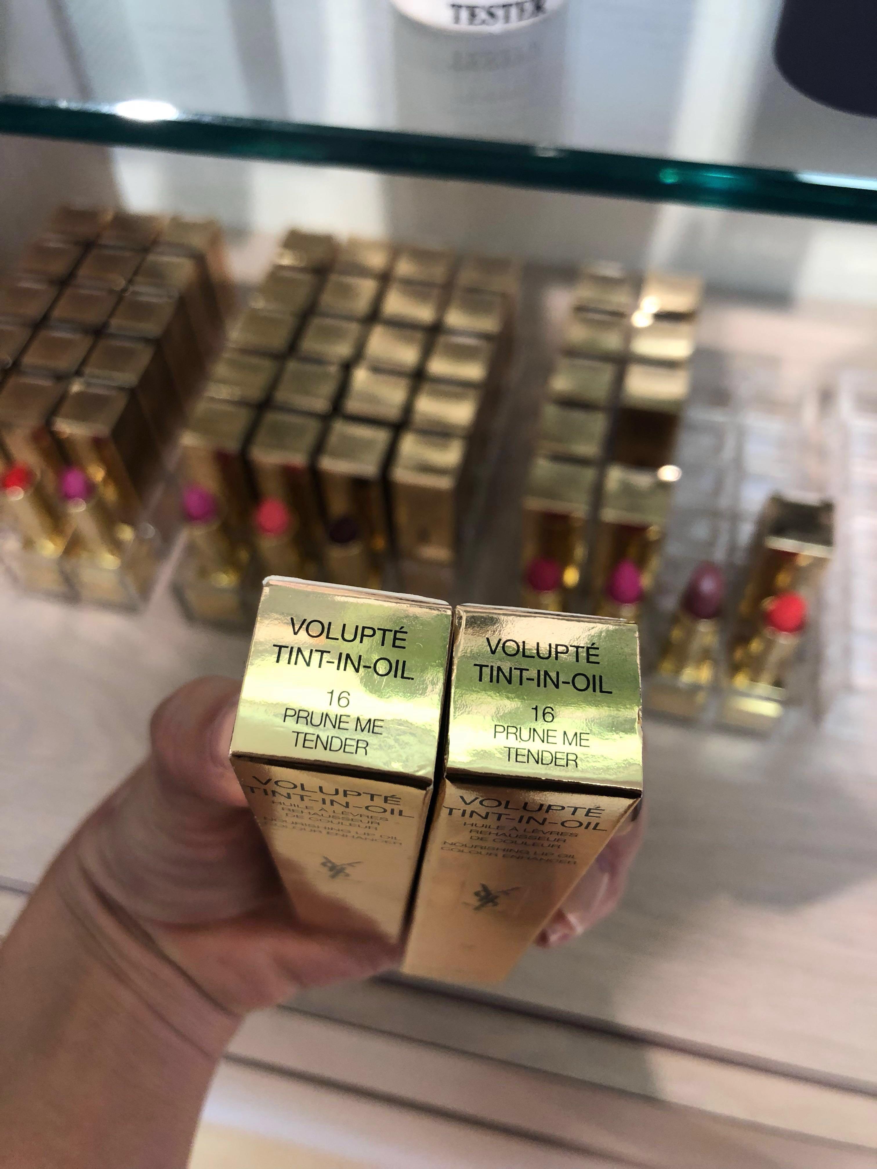 YSL Volupte Tint in Oil Lip gloss 16 Prune me tender, Beauty - Main Image