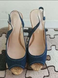 Denim heels (New)