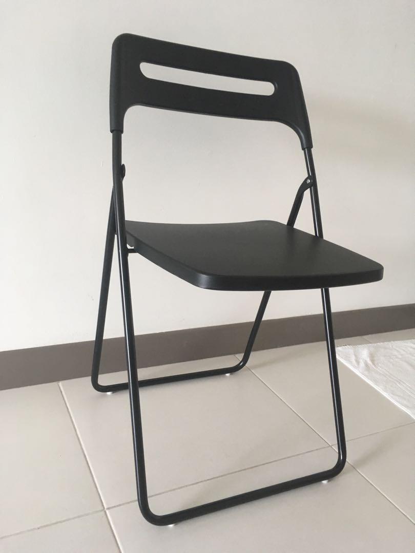 4 Ikea Nisse Folding Chairs Furniture Tables Chairs On Carousell