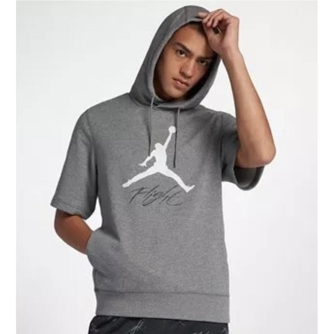 Air jordan short sleeve hoodie cheap