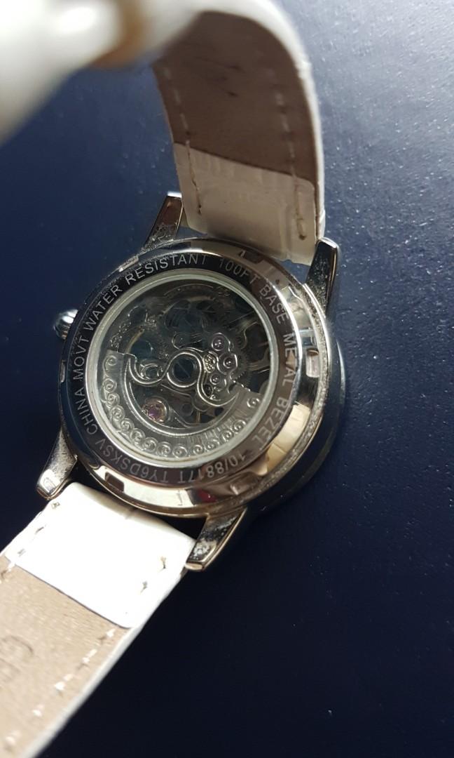 Anne klein skeleton watch hotsell