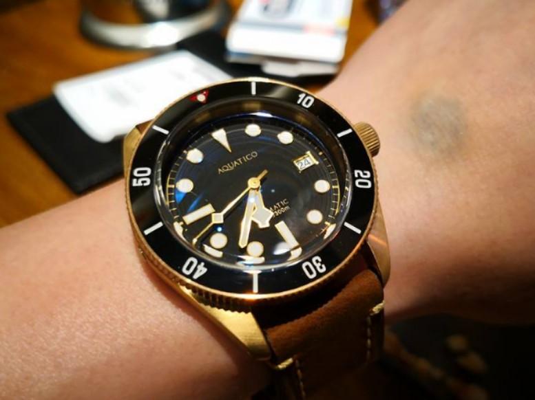 aquatico bronze watch