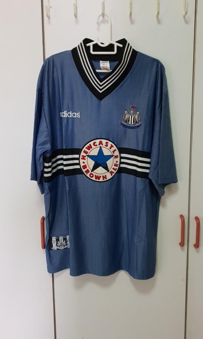Newcastle United FC 1996 1997 Away Football Shirt Soccer Jersey Adidas Mens  XL