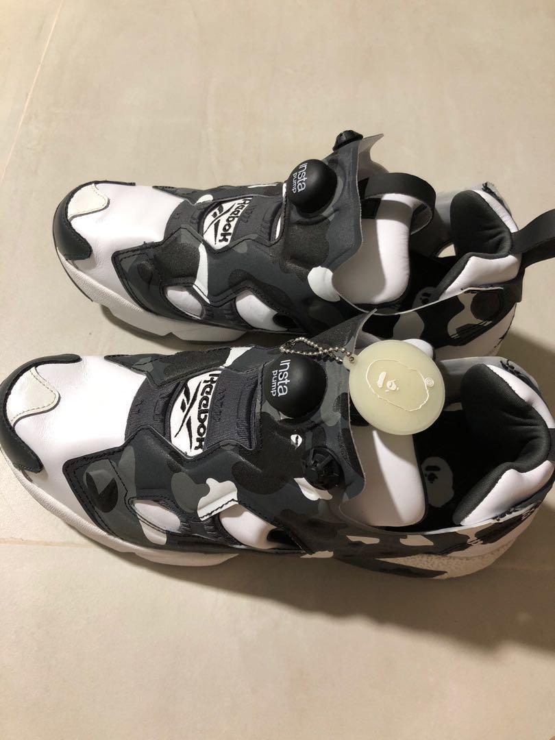 reebok instapump bape