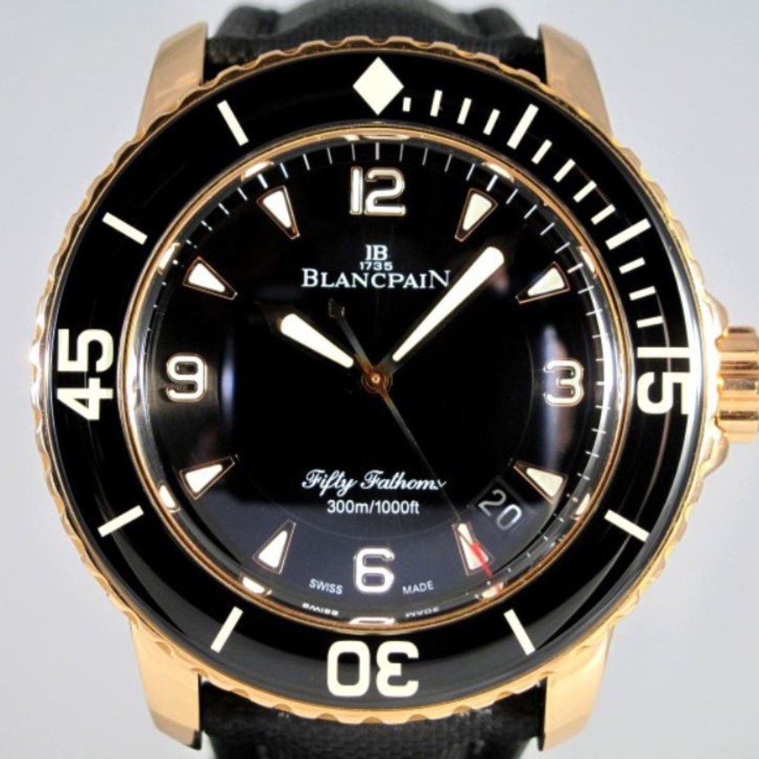 blancpain fifty fathoms gold