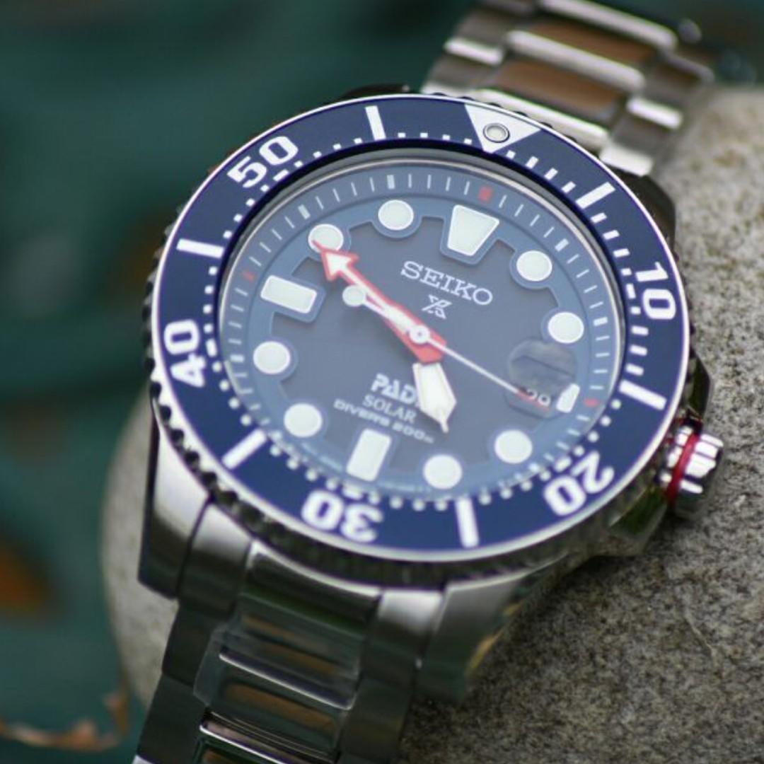 seiko padi solar chronograph