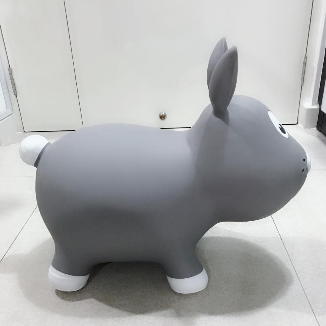 Bouncing Grey Rabbit Farm Hoppers rabbit, Babies & Kids, Infant ...