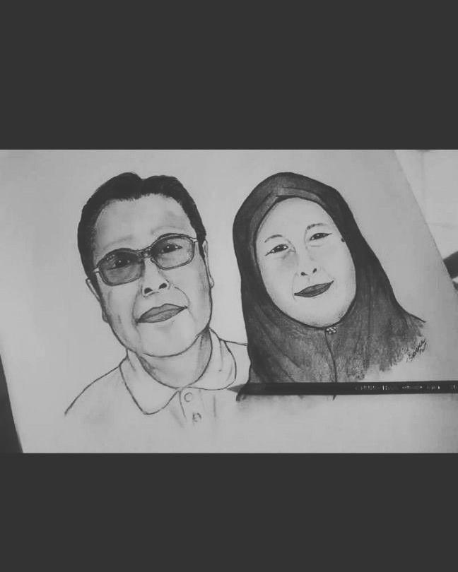 Caricature Portrait Blck White Design Craft Others On Carousell