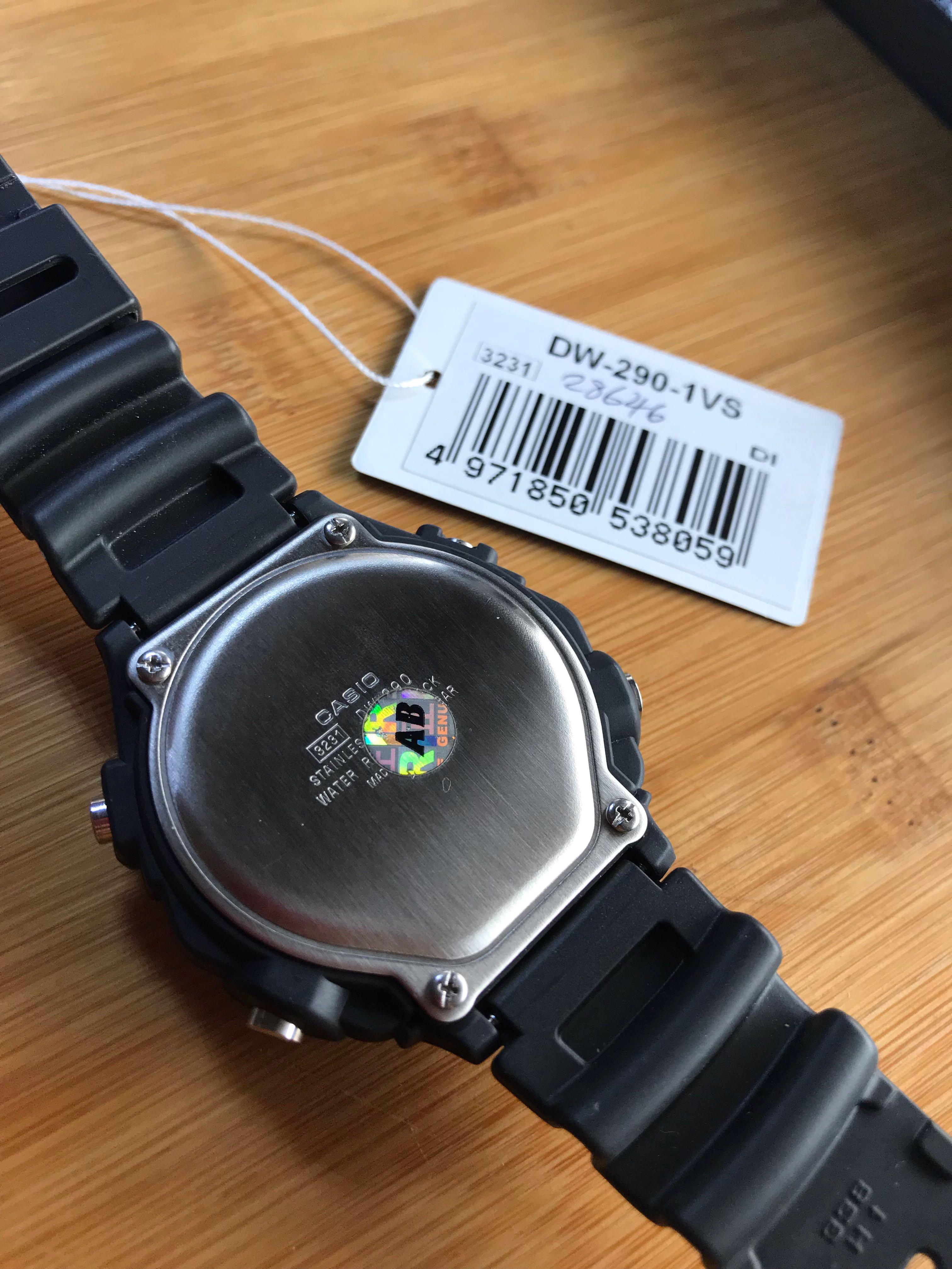 Casio w290 outlet