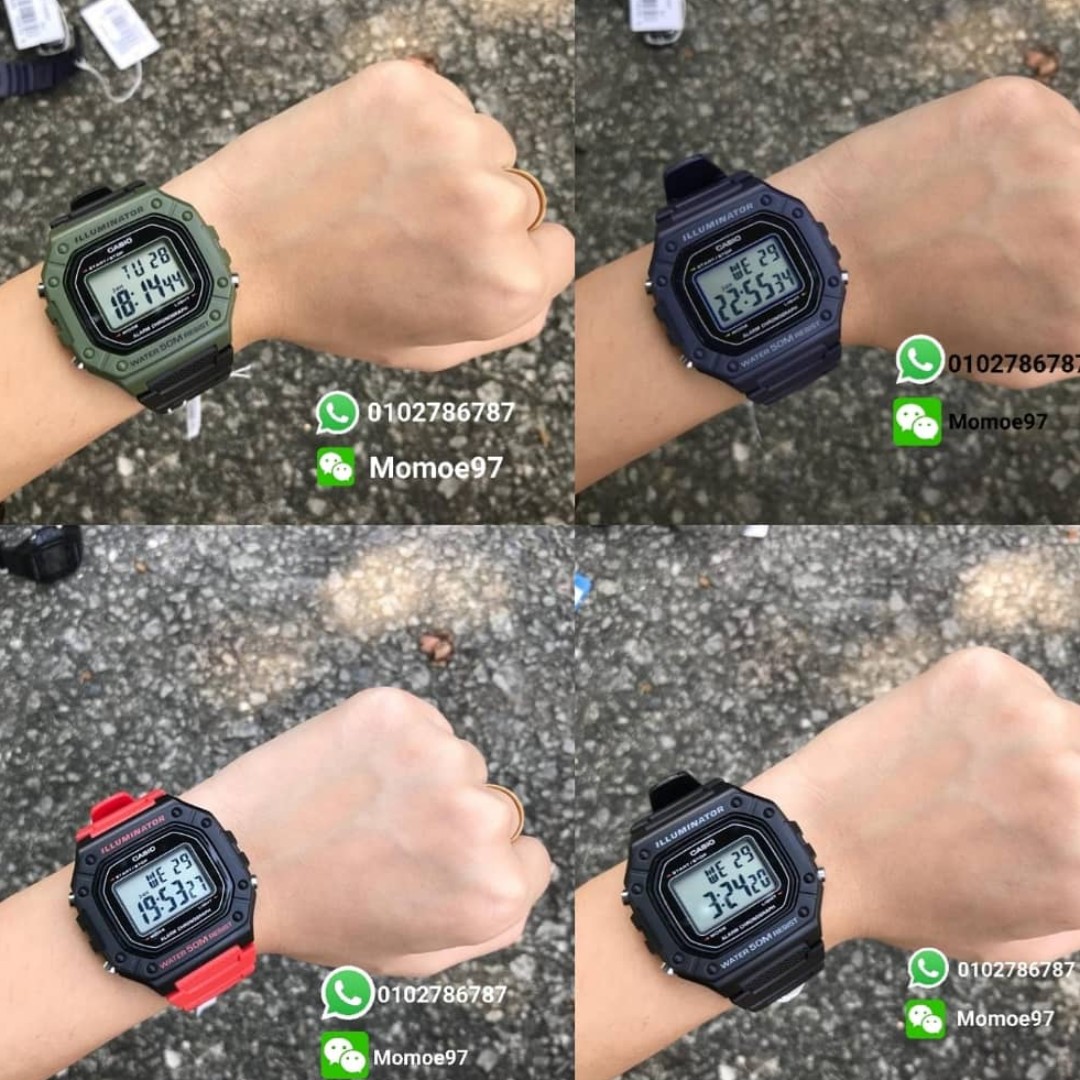 casio w218 h
