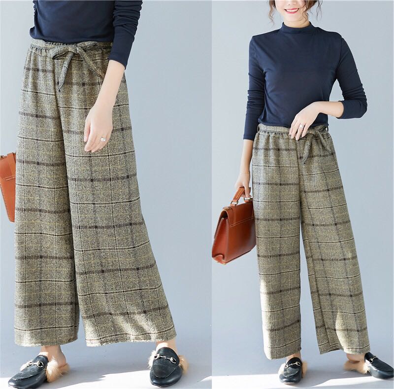 loose straight pants