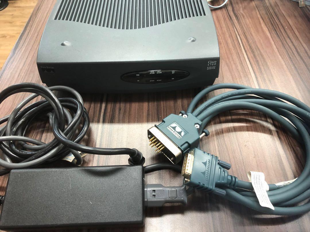Cisco Isdn Router Cisco Router 1721 c/w ISDN BRI and serial WIC 1T interface, Electronics ...