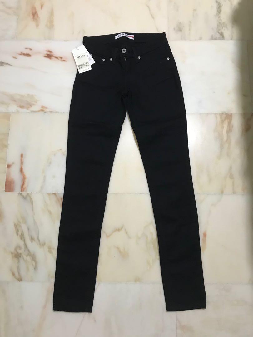 denizen black skinny jeans