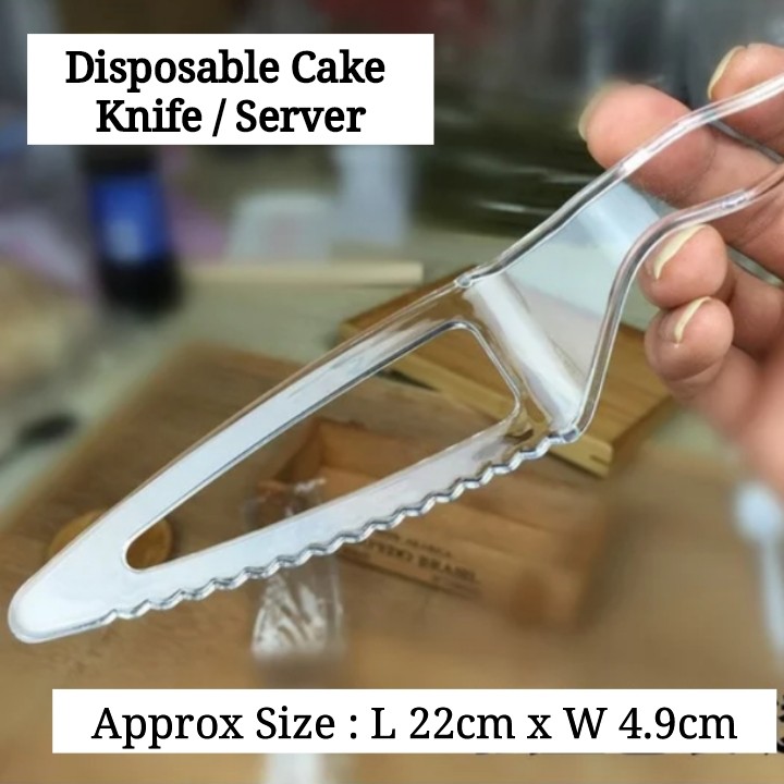 Disposable Cake Knife / Server, Furniture & Home Living, Kitchenware