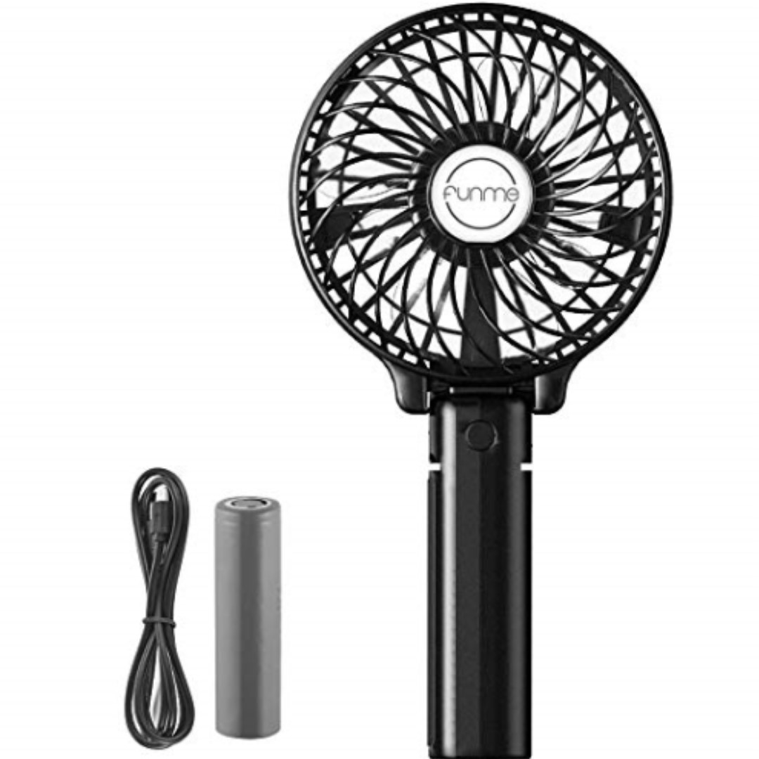 Funme Mini Handheld fan Portable Foldable 10 Hour Working USB