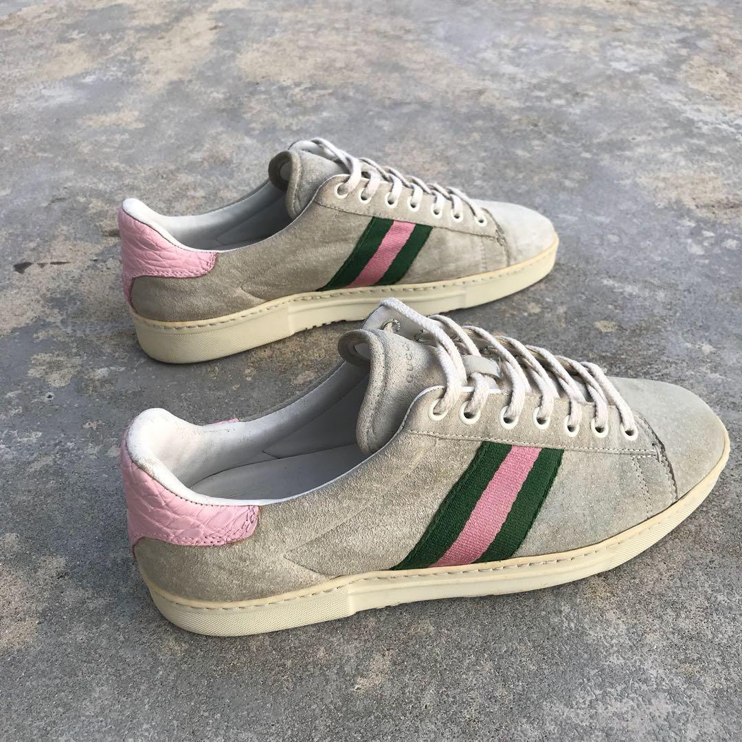Gucci Suede Sneakers, Fashion, Footwear, Sneakers on Carousell