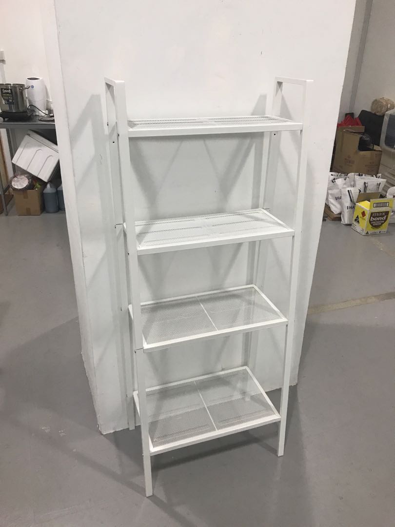 Ikea White Open Shelving Furniture Shelves Drawers On Carousell