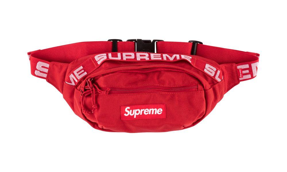supreme waist bag red ss18