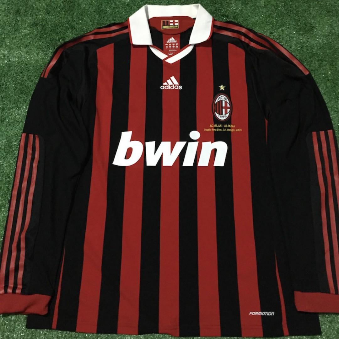 Jersey AC Milan Home, 09/10, 2nd, Formotion Player Issue ...