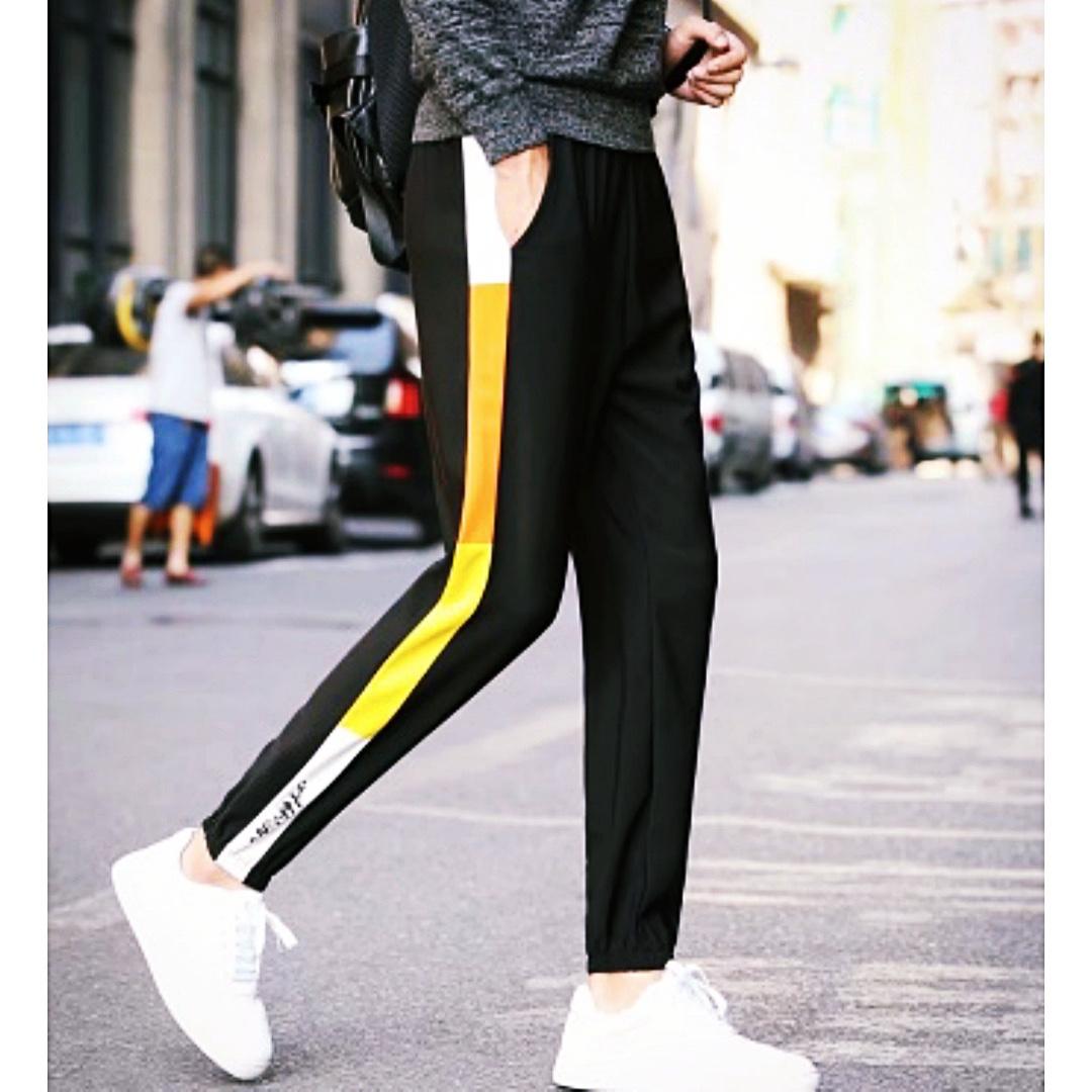 korean jogging pants outfit