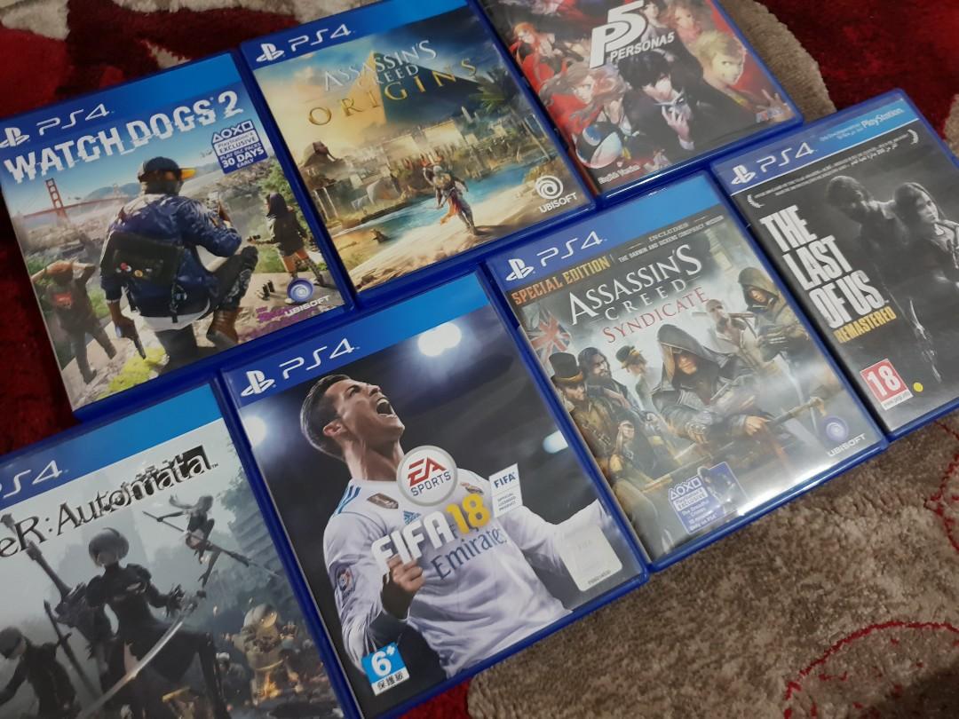 Jual bd outlet ps4 second