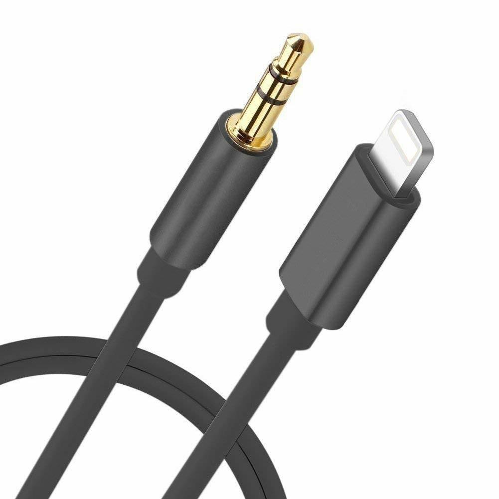 Lightning To 3 5mm Male Aux Audio Cable Iphone 7 Car Aux Cable Seotic 3 3ft 1m Lightning To Male 3 5mm Auxiliary Audio Stereo Cord For Iphone 7 7 Plus Black Electronics Others On Carousell