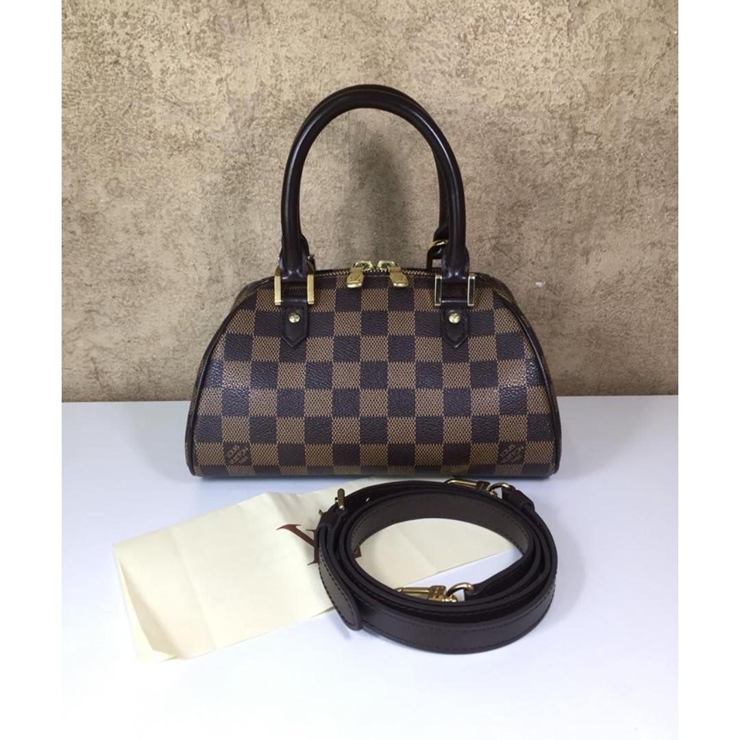 Authentic Louis Vuitton Damier Ebene Ribera Mini, Luxury, Bags & Wallets on  Carousell
