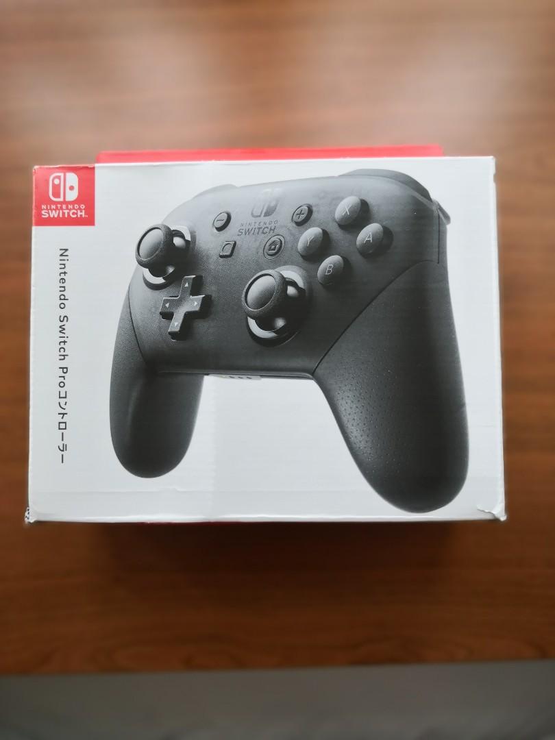 Nintendo Switch Pro Controller (Category: Nintendo) located in Singapore. Submitted by aleth (Listing ID 193736787, Image 3). Description: !PLEASE READ BEFORE OFFERING! - I'm selling a used Nintendo Switch Pro Controller - It was purchased in Japan in October 2017 - The controller has 1 defect - the left joystick has issues moving all the way forward constantly. i.e. sometimes it will register 80% forward motion instead of 100%, and this is very 
