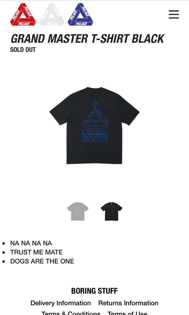 【売り最安】PALACE SKATEBOARDS GRAND MARTER T-SHIRT Tシャツ/カットソー(半袖/袖なし)