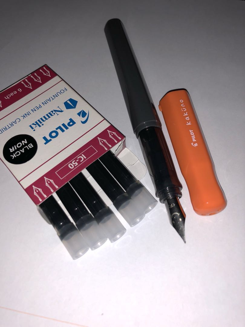 Pilot Kakuno + cartridges, Hobbies & Toys, Stationery & Craft, Other Stationery & Craft on Carousell