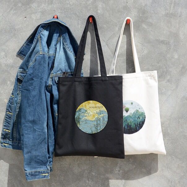 cute korean tote bags