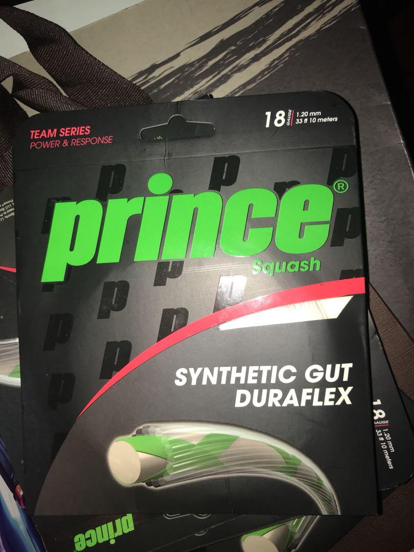 Prince squash strings x 6, Sports Equipment, Sports & Games, Racket