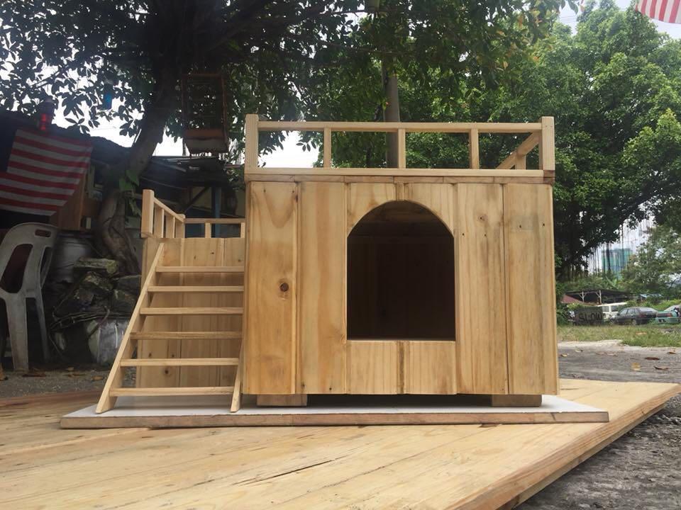 Rumah Kucing Kayu (pine), Pet Supplies, Pet Accessories on Carousell