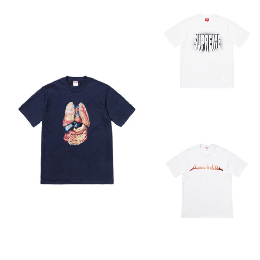 supreme fw18 t shirts