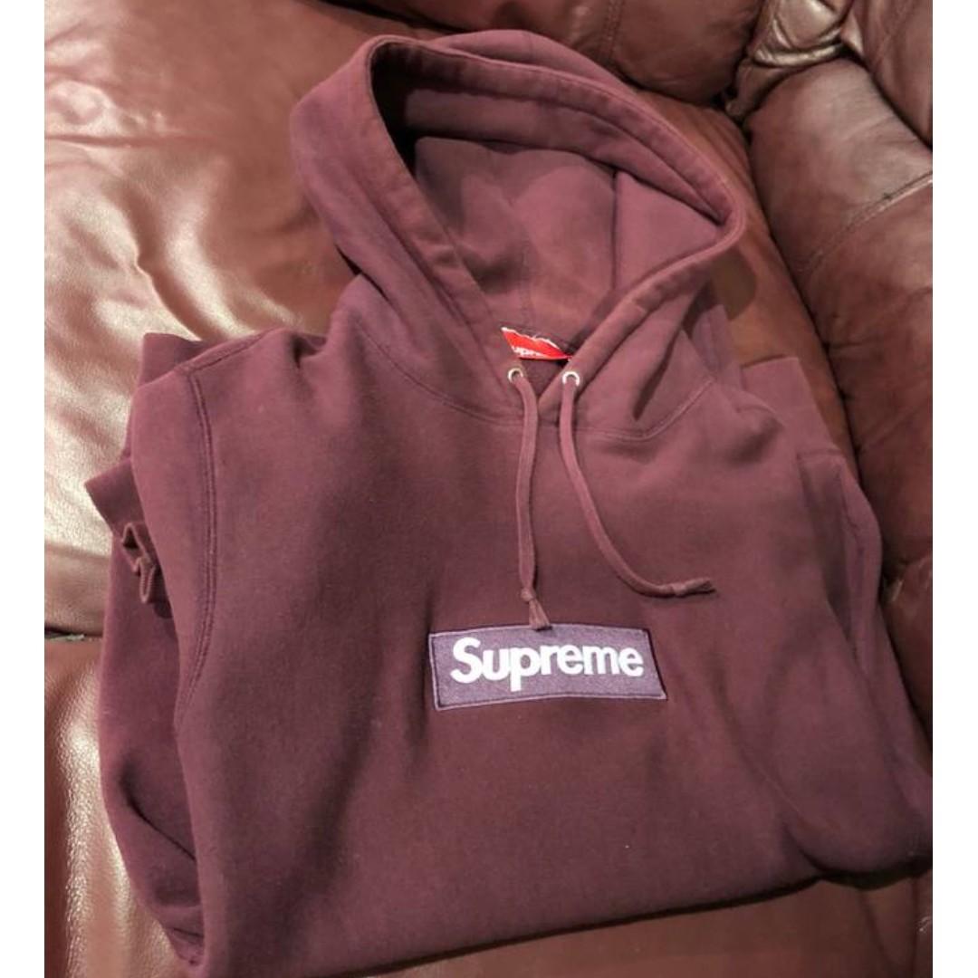 wine box logo hoodie