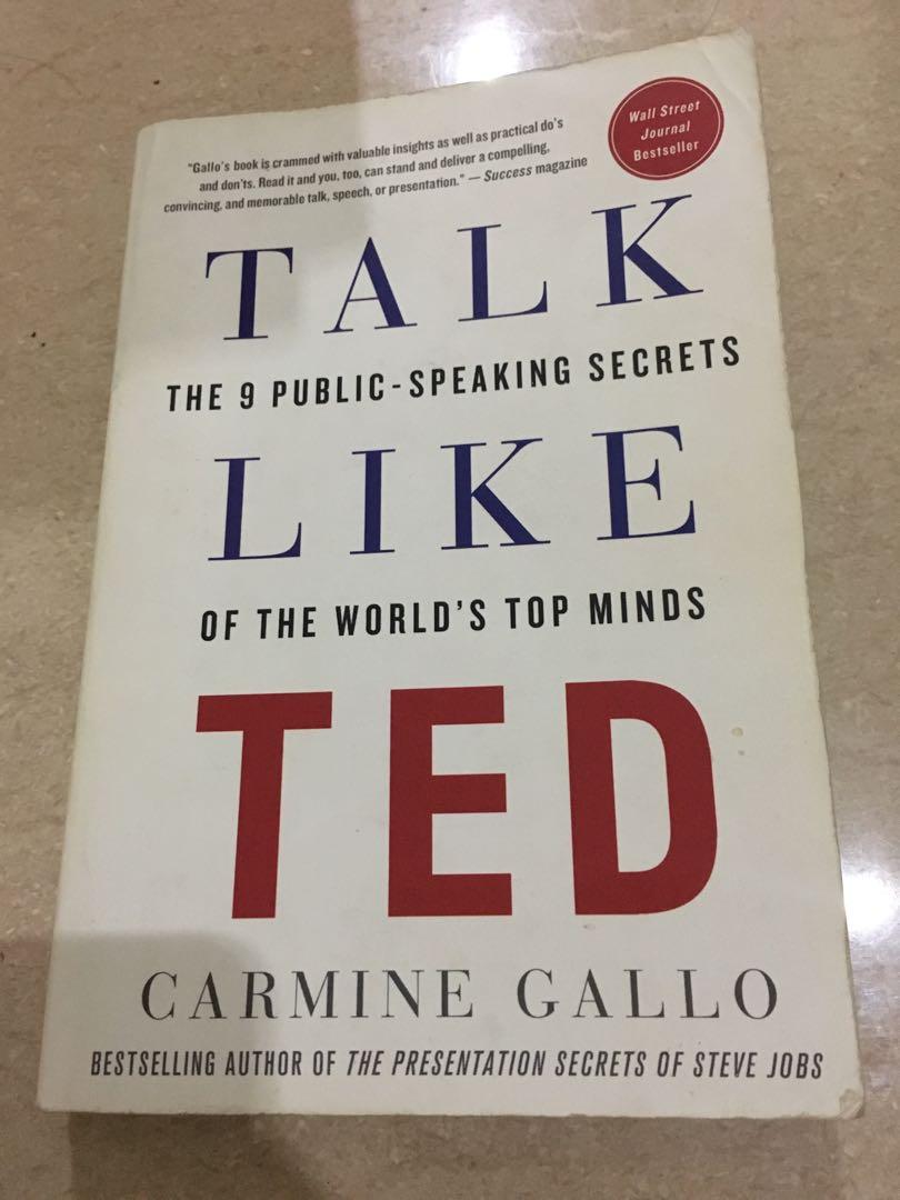 Talk Like Ted Books Stationery Books On Carousell