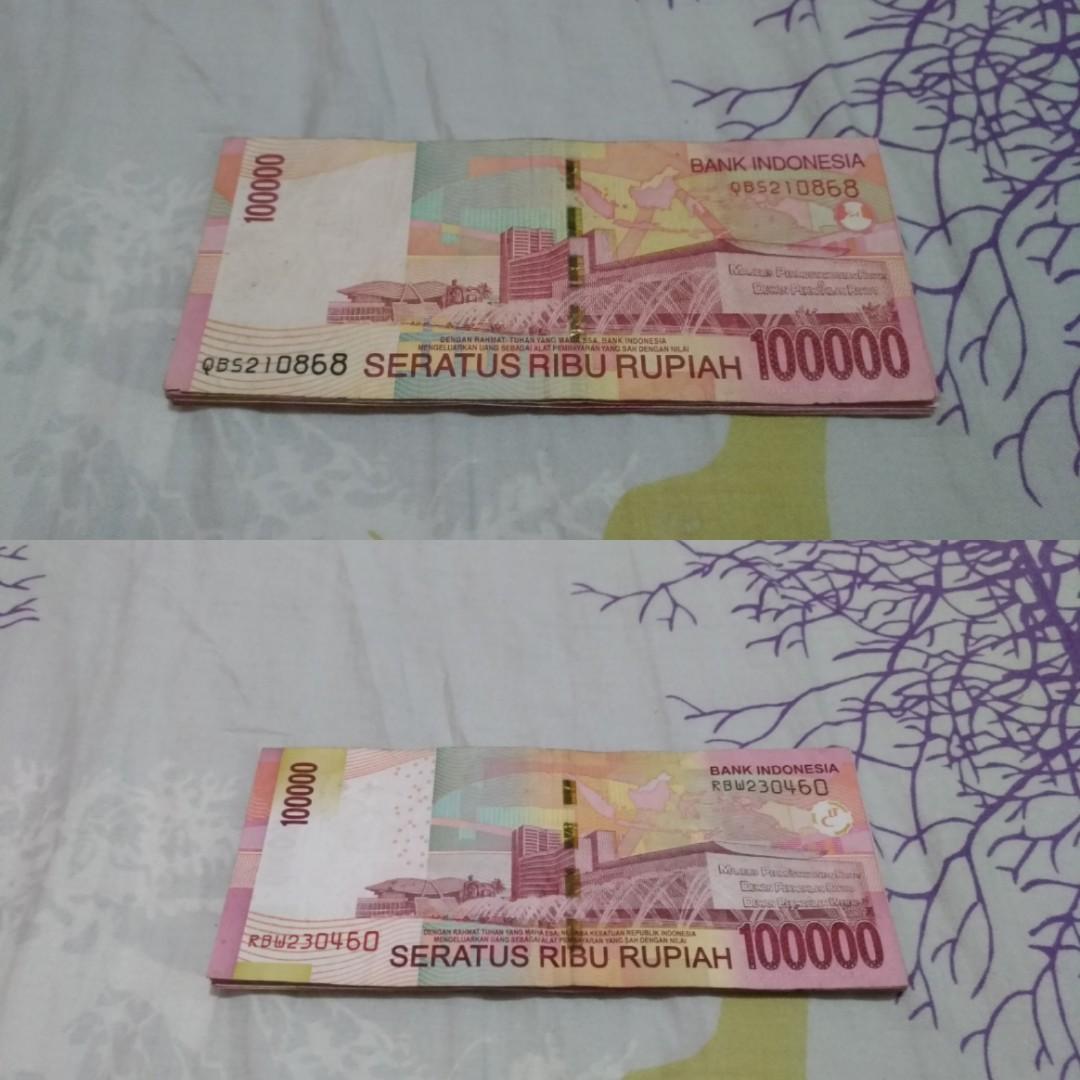 Uang Seri Ulang Tahun 100rb Antik Uang Lama Di Carousell