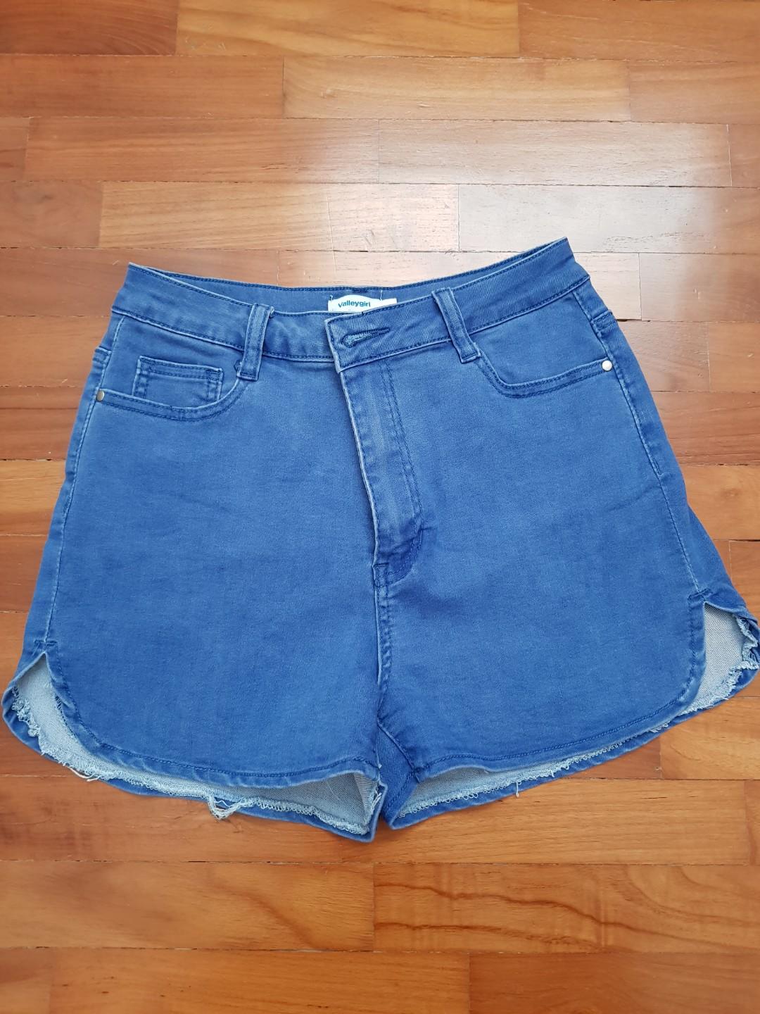 valley girl denim shorts