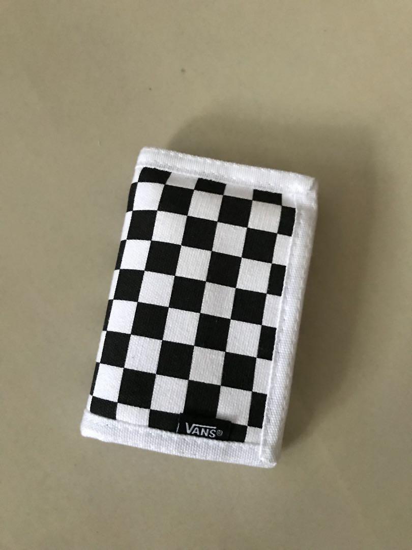 vans checkered wallet