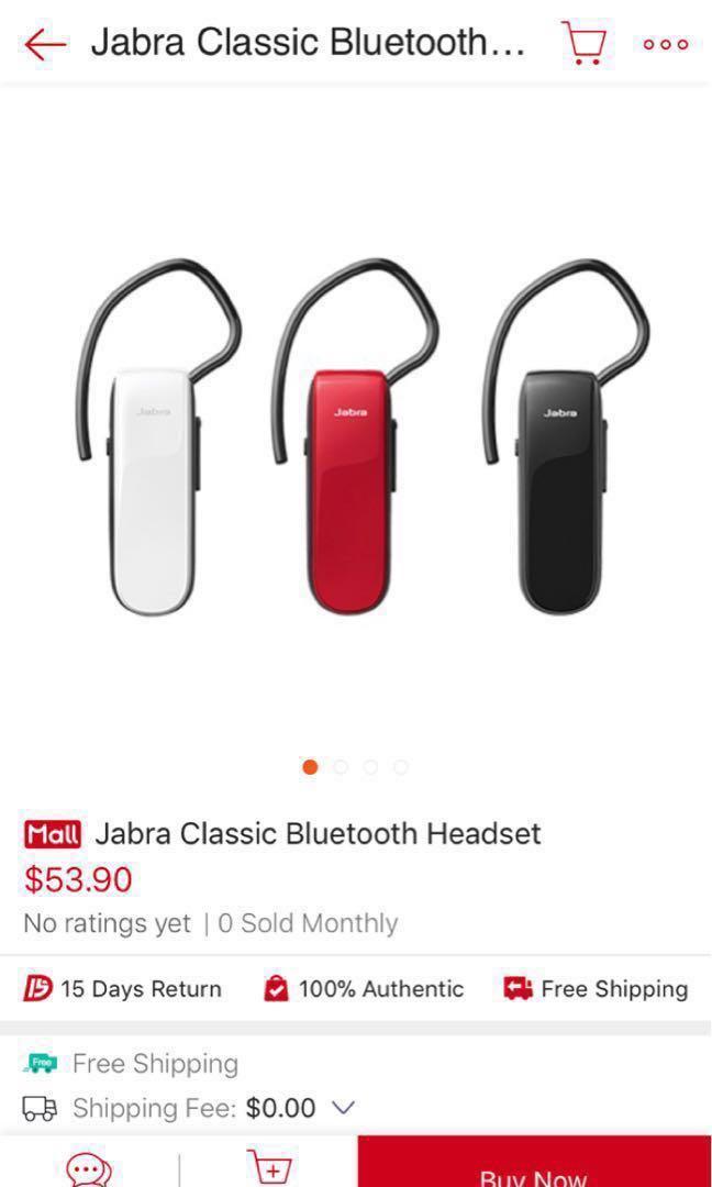 Jabra classic best sale bluetooth headset