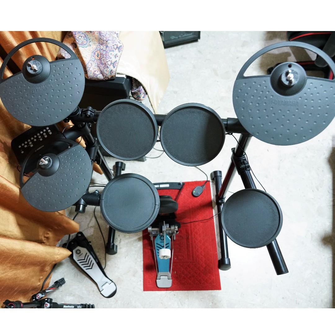 Yamaha Electronic Drum DTX450K (Under Warranty), Hobbies & Toys, Music