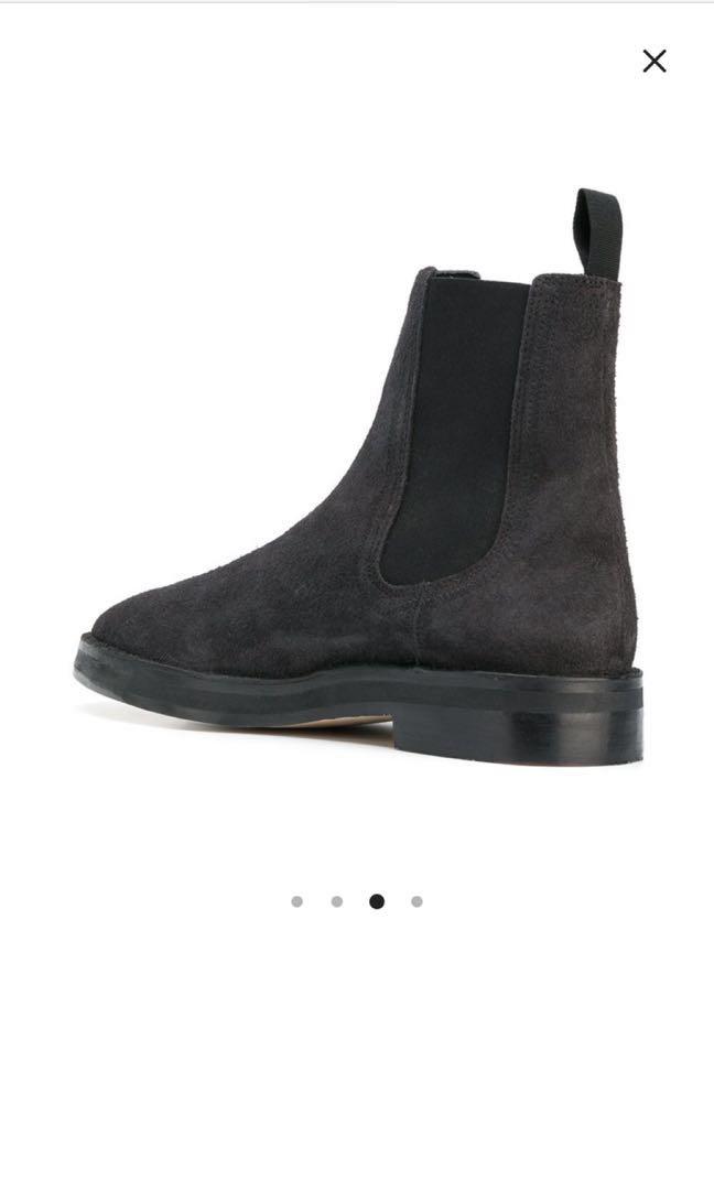 yeezy black chelsea boots