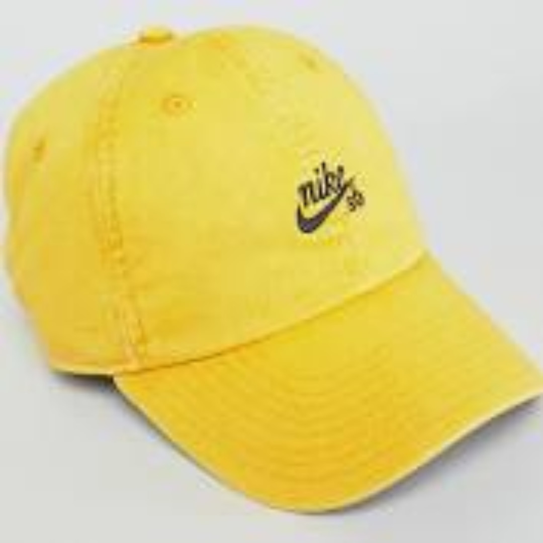 yellow nike cap