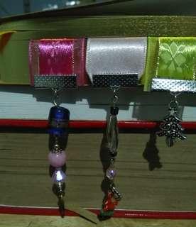 Bookmark  with Charms (Christmas designs)